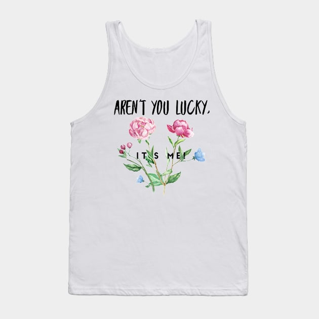 Flowery Aren't you Lucky Tank Top by DreamsofDubai